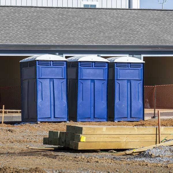 Heavy-duty construction site porta potty in Fort Pierce, Florida